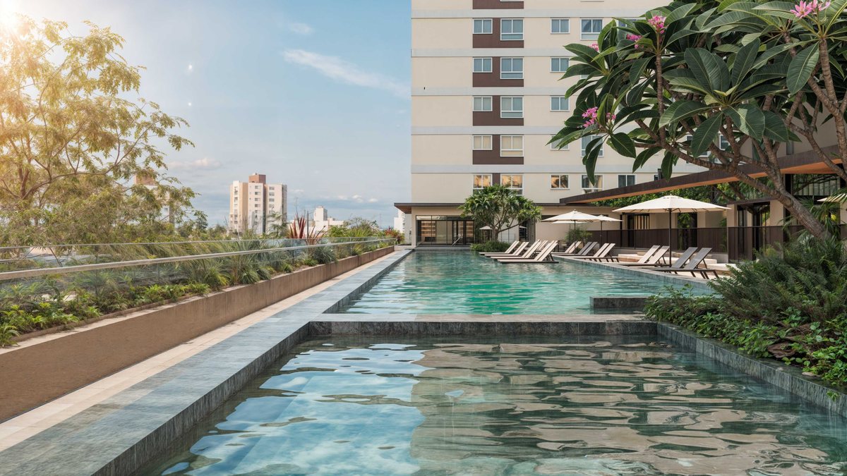 Portovelas — piscina com raia semiolímpica no bairro São João, Itajaí
